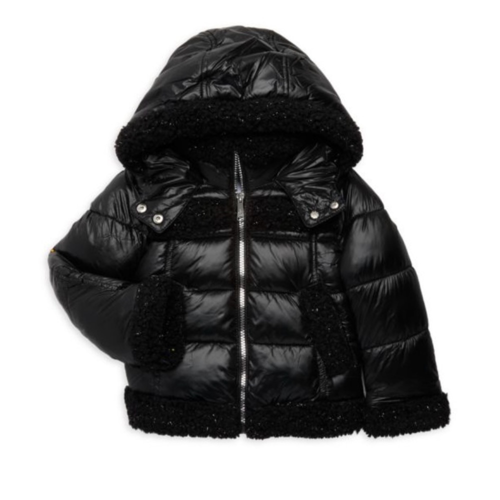 SAM EDELMAN
Little Girl's Faux Shearling Trim Puffer Jacket